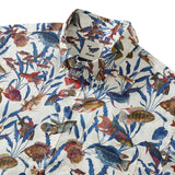 Castlebeard Men's Fish Shirt Button Down Tropical Hawaiian Shirts For Men Short Sleeve Aloha Shirt Nature Collector By Amy, view 2
