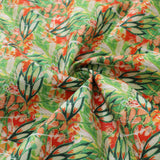 Castlebeard Men's Hawaiian Shirt Algae Movement By Lucille Pattern Cotton Button-down Short Sleeve Aloha Shirt, view 6