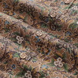 Castlebeard Men's Hawaiian Shirt Autumn Colors Print Cotton Button-down Short Sleeve Aloha Shirt By Amy, view 5