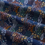 Castlebeard Men's Hawaiian Shirt Bead Pattern By Isoletto Design Cotton Button-down Short Sleeve Aloha Shirt, view 5