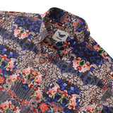 Castlebeard Men's Hawaiian Shirt Blossoms of Antiquity Print 1940s Vintage Short Sleeve Aloha Shirt By Amy, view 2