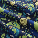 Castlebeard Men's Hawaiian Shirt Blue Planet Earth Day Shirt Cotton Button-down Short Sleeve Aloha Shirt By Yakima, view 5