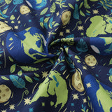 Castlebeard Men's Hawaiian Shirt Blue Planet Earth Day Shirt Cotton Button-down Short Sleeve Aloha Shirt By Yakima, view 6
