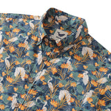 Castlebeard Men's Hawaiian Shirt By the pond By Cassandra O'Leary Cotton Button-down Short Sleeve Aloha Shirt, view 2