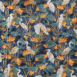 Castlebeard Men's Hawaiian Shirt By the pond By Cassandra O'Leary Cotton Button-down Short Sleeve Aloha Shirt, view 3