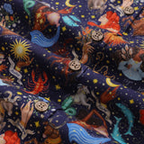Castlebeard Men's Hawaiian Shirt Embrace the Seasons Zodiacs By Catherine Rowe Cotton Button-down Short Sleeve Aloha Shirt, view 5