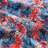 Castlebeard Men's Hawaiian Shirt Exotic Toucan Print By Maya Fatha Cotton Button-down Short Sleeve Aloha Shirt, view 5