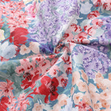 Castlebeard Men's Hawaiian Shirt Flower Bed Print Cotton Button-down Short Sleeve Aloha Shirt By Amy, view 6