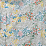Castlebeard Men's Hawaiian Shirt Flying Swallow Grass Print Cotton Button-down Short Sleeve Aloha Shirt, view 3