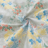 Castlebeard Men's Hawaiian Shirt Flying Swallow Grass Print Cotton Button-down Short Sleeve Aloha Shirt, view 6