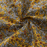 Castlebeard Men's Hawaiian Shirt Leaves and Flowers Print Cotton Button-down Short Sleeve Aloha Shirt By Yakima, view 6