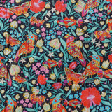 Castlebeard Men's Hawaiian Shirt Magic Garden Birds By Car Pintos Print Cotton Button-down Short Sleeve Aloha Shirt, view 3