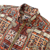 Castlebeard Men's Hawaiian Shirt Mystical Totem Cotton Button-down Short Sleeve Aloha Shirt By Cigar, view 2