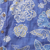 Castlebeard Men's Hawaiian Shirt Native Hawaiian Plants Cotton Button-down Short Sleeve Aloha Shirt By Sun, view 3