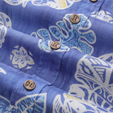 Castlebeard Men's Hawaiian Shirt Native Hawaiian Plants Cotton Button-down Short Sleeve Aloha Shirt By Sun, view 5