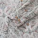 Castlebeard Men's Hawaiian Shirt Paisley By Studio 1987 Cotton Button-down Long Sleeve Aloha Shirt, view 4