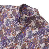 Castlebeard Men's Hawaiian Shirt Precious Undersea World By Andrea Leonelli Cotton Button-down Short Sleeve Aloha Shirt, view 2