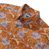 Castlebeard Men's Hawaiian Shirt Sakura Sea Print Cotton Button-down Short Sleeve Aloha Shirt By Yakima, view 2