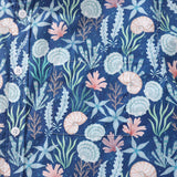 Castlebeard Men's Hawaiian Shirt Seaside Print By Luova Flow Cotton Button-down Short Sleeve Aloha Shirt, view 3
