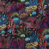 Castlebeard Mens Hawaiian Shirt Short Sleeve Fish Shirt Coral Reef Cotton Beach Shirt Magical World Coral Reef By Uta Krogmann, view 3
