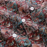 Castlebeard Men's Hawaiian Shirt Symphony of Birds Print Cotton Button-down Short Sleeve Aloha Shirt By Amy, view 5