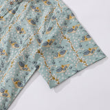 Castlebeard Men's Hawaiian Shirt Tea Ceremony By ME.COCO.DESIGN Cotton Button-down Short Sleeve Aloha Shirt, view 4