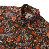 Castlebeard Men's Hawaiian Shirt The Playful Leopard Print Cotton Button-down Short Sleeve Aloha Shirt By Yakima, view 2