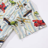 Castlebeard Men's Hawaiian Shirt Travel Memories Print Cotton Button-down Short Sleeve Aloha Shirt, view 4