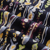 Castlebeard Men's Hawaiian Shirt Valley of the Worms Print Cotton Button-down Short Sleeve Aloha Shirt By Evan, view 5