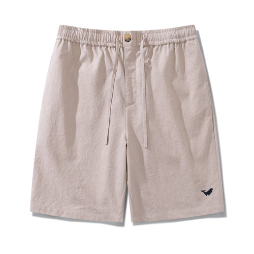 Castlebeard Mid-Rise Straight Bermuda 8-10 Inch Shorts - FLAXEN Version 2.0