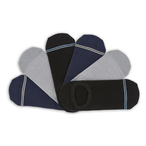 Castlebeard Mixed No-Show Sock 6-Pack