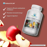 Castlebeard Nature's Lab Apple Cider Vinegar with Chromium - 120 Capsules, view 3