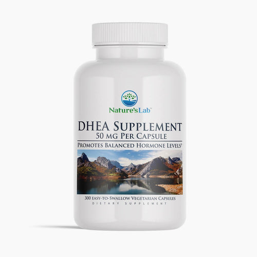 Castlebeard Nature's Lab DHEA Supplement 50 mg - 300 Capsules