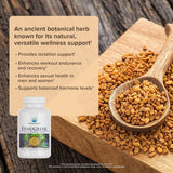 Castlebeard Nature's Lab Fenugreek 610 mg - 120 Capsules, view 4