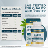 Castlebeard Nature's Lab Gold CoQ10 + Alpha Lipoic Acid + Acetyl L-Carnitine HCl, view 6