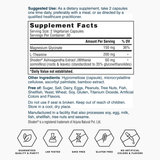 Castlebeard Nature's Lab Gold Magnesium + Ashwagandha with L-Theanine - 60 Capsules, view 2