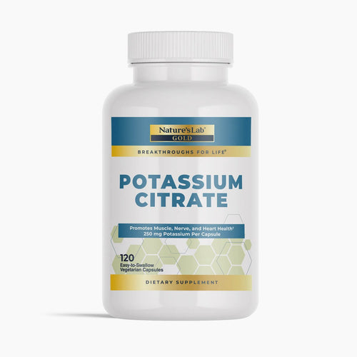 Castlebeard Nature's Lab Gold Potassium Citrate - 120 Capsules