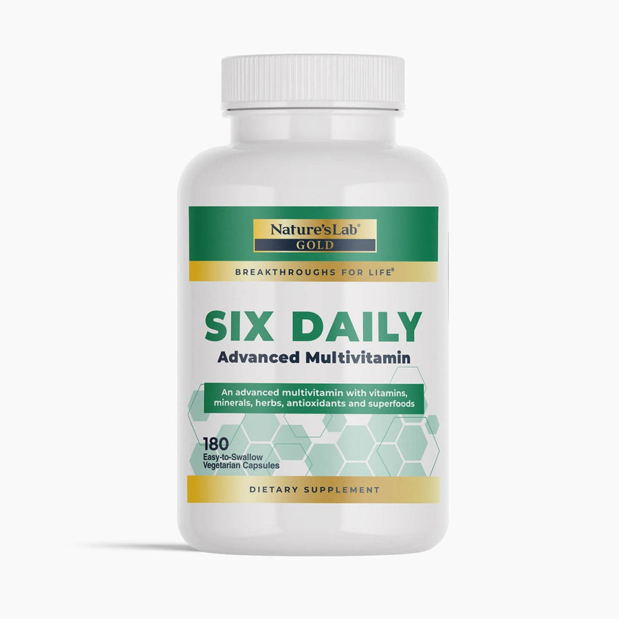 Castlebeard Nature's Lab Gold Six Daily Advanced Multivitamin - 180 Capsules