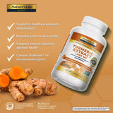 Castlebeard Nature's Lab Gold Turmeric Extract with Curcumin C3 and BioPerine - 60 capsules, view 3