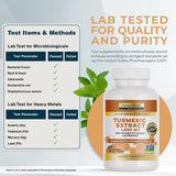 Castlebeard Nature's Lab Gold Turmeric Extract with Curcumin C3 and BioPerine - 60 capsules, view 4