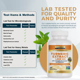 Castlebeard Nature's Lab Gold Turmeric Extract with Curcumin C3 Complex and BioPerine  - 120 Capsules, view 5