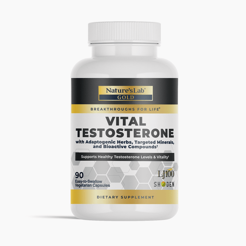 Castlebeard Nature's Lab Gold Vital Testosterone - 90 Capsules