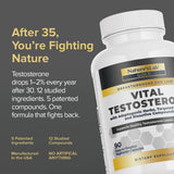 Castlebeard Nature's Lab Gold Vital Testosterone - 90 Capsules, view 3
