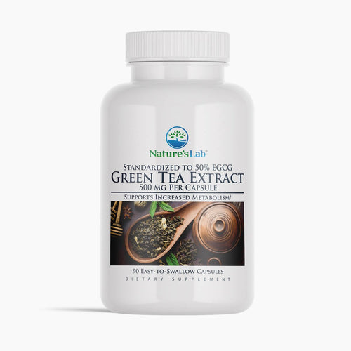 Castlebeard Nature's Lab Green Tea Extract 500 mg - 90 Capsules