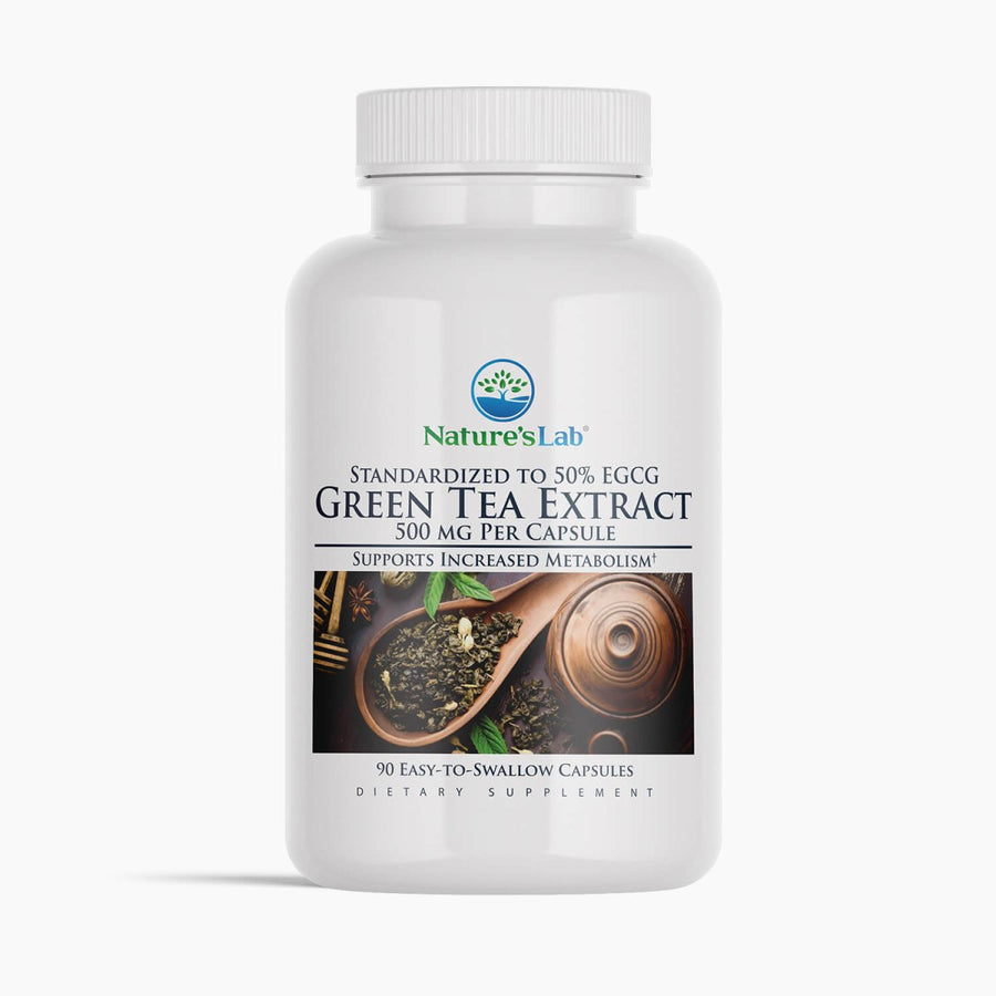 Castlebeard Nature's Lab Green Tea Extract 500 mg - 90 Capsules