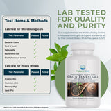 Castlebeard Nature's Lab Green Tea Extract 500 mg - 90 Capsules, view 4