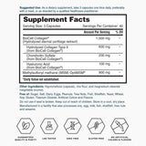 Castlebeard Nature's Lab Hyaluronic Acid with BioCell Collagen® & OptiMSM® - 120 Capsules, view 2