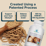 Castlebeard Nature's Lab KSM-66® Ashwagandha Extract - 120 Capsules, view 4