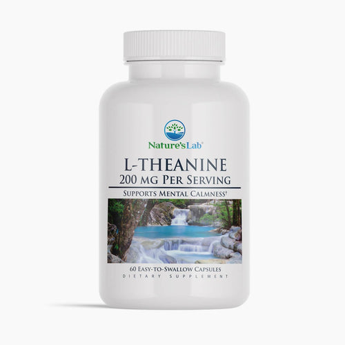 Castlebeard Nature's Lab L-Theanine 200 mg - 60 Capsules