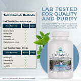 Castlebeard Nature's Lab L-Theanine 200 mg - 60 Capsules, view 4